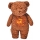 Moonie - Doudou ours avec mélodie et lumière caramel