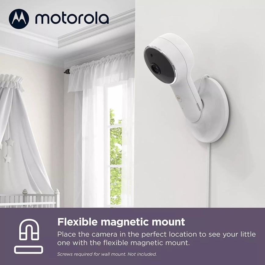 Motorola VM65X - Babyphone connecté et rechargeable Wi-Fi