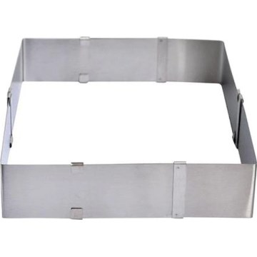 Moule à gâteau réglable TORO 16–28 cm en acier inoxydable