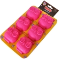 Moule à muffins en silicone TORO rose