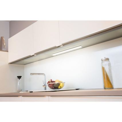Müller-Licht - Éclairage sous meuble de cuisine avec un détecteur LIMON LED/10W/230V argenté