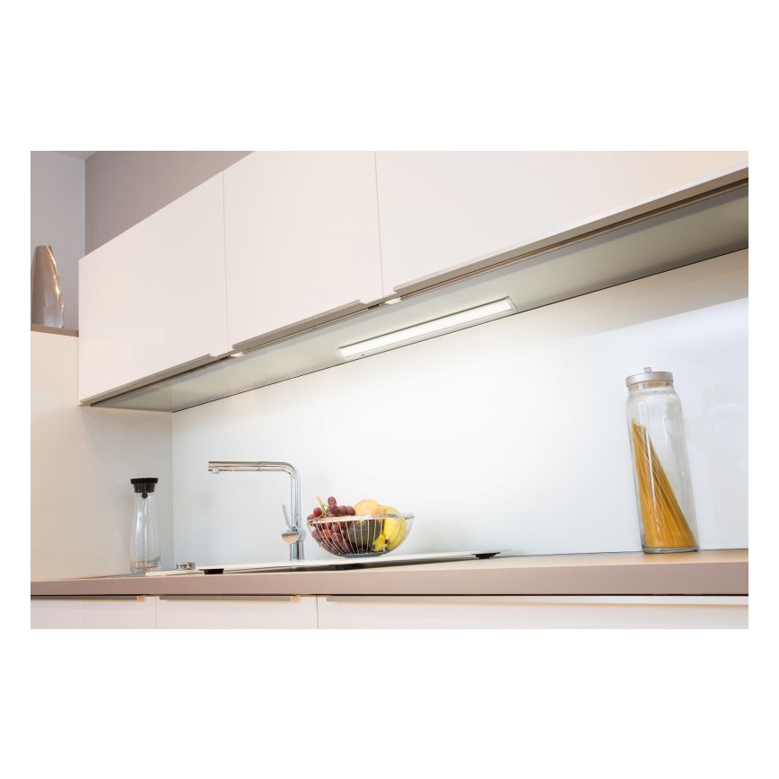 Müller-Licht - Éclairage sous meuble de cuisine avec un détecteur LIMON LED/10W/230V argenté