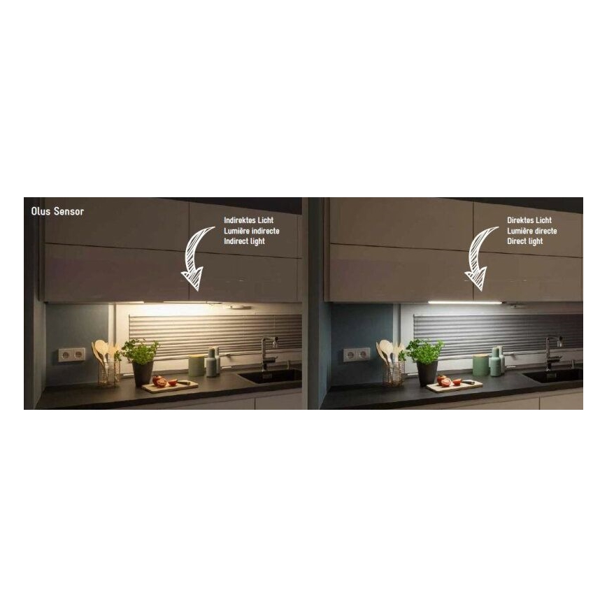 Müller-Licht - Luminaire LED sous-meuble dimmable avec détecteur de mouvement OLUS LED/11W/230V 3000/4000K