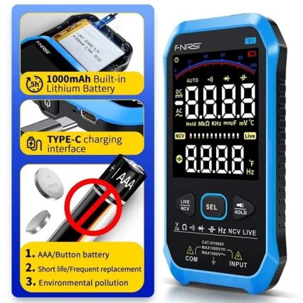 Multimètre 1000 mAh 5V