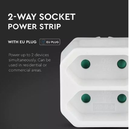 Multiprise 2x2,5A/230V