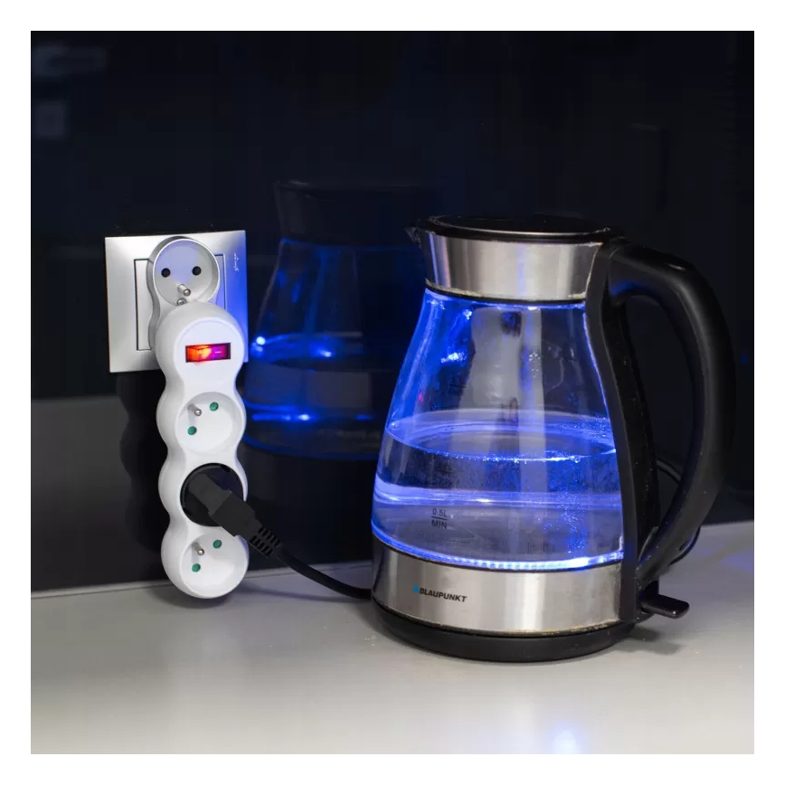 Multiprise 3 prises avec interrupteur