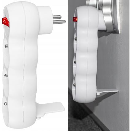 Multiprise 3 prises avec interrupteur