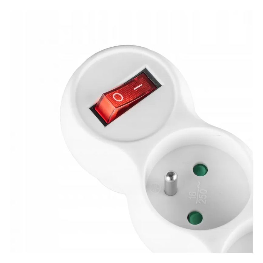 Multiprise 3 prises avec interrupteur