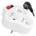 Multiprise 3 prises avec interrupteur