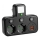 Multiprise avec interrupteur et éclairage LED LINEA PRO 2Z + 3xUSB A/C SCHUKO 4000K noire