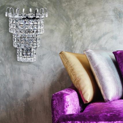 MW-LIGHT - Applique murale en cristal ADELARD 1xE14/60W/230V