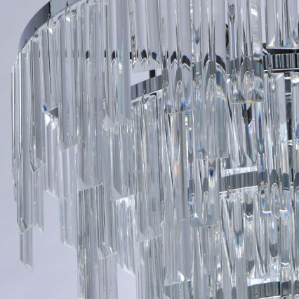 MW-LIGHT - Luste en cristal avec tige CRYSTAL 5xE14/60W/230V
