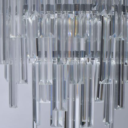 MW-LIGHT - Luste en cristal avec tige CRYSTAL 5xE14/60W/230V