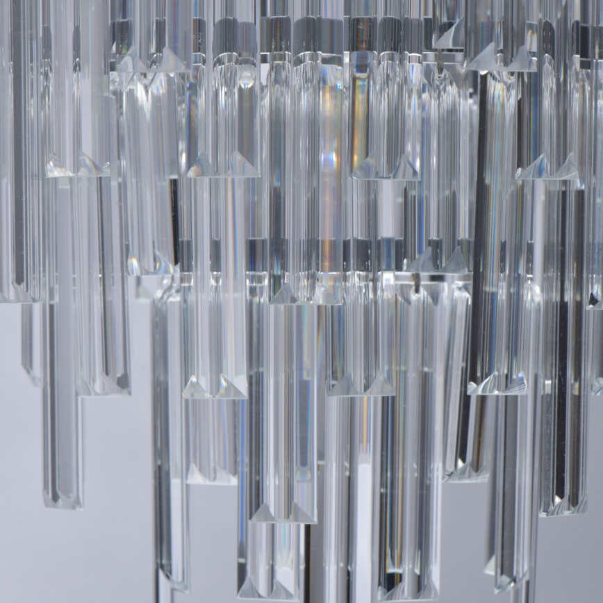 MW-LIGHT - Luste en cristal avec tige CRYSTAL 5xE14/60W/230V