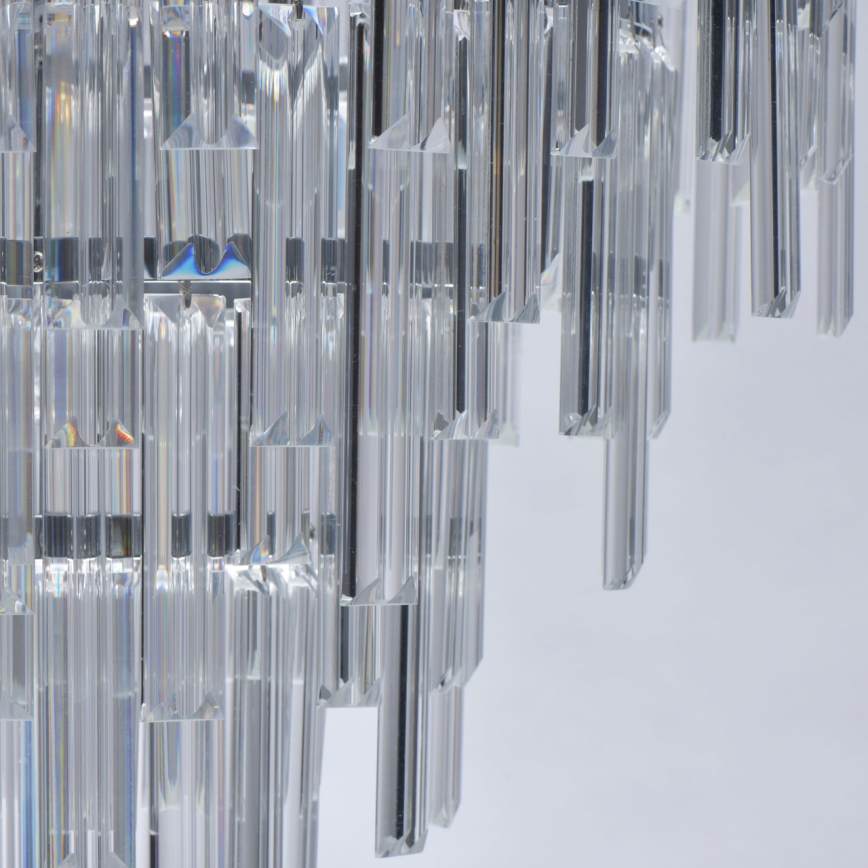MW-LIGHT - Luste en cristal avec tige CRYSTAL 5xE14/60W/230V