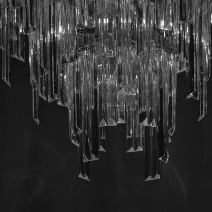 MW-LIGHT - Luste en cristal avec tige CRYSTAL 5xE14/60W/230V