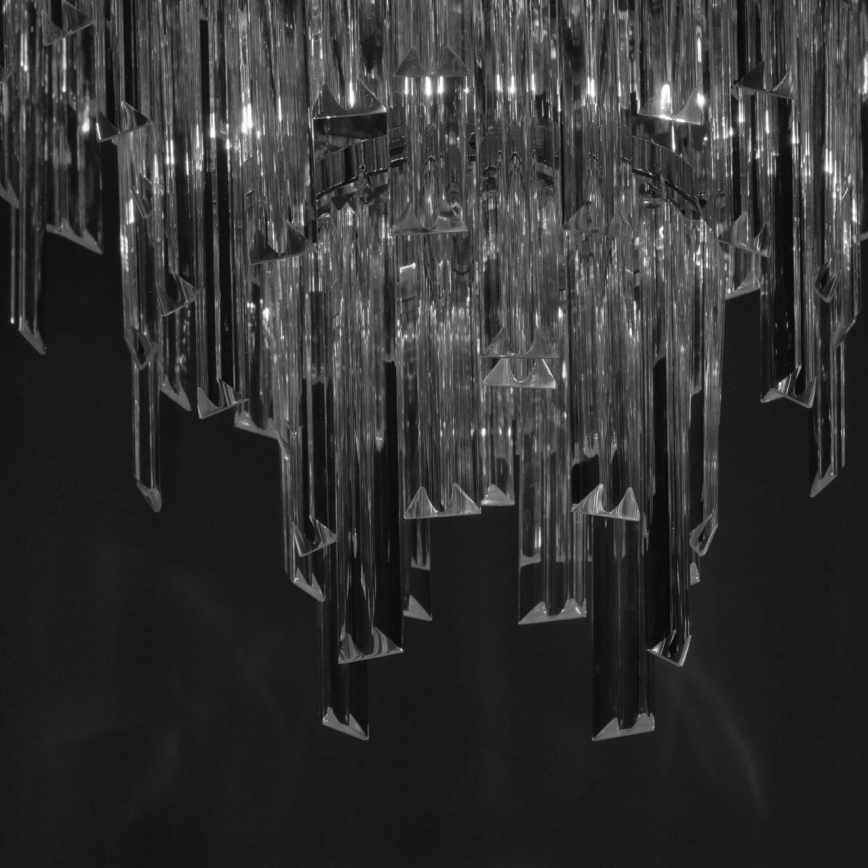 MW-LIGHT - Luste en cristal avec tige CRYSTAL 5xE14/60W/230V