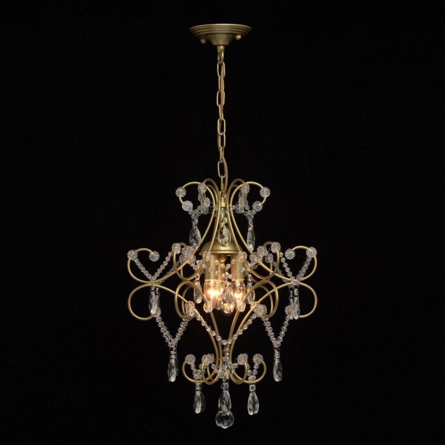 MW-LIGHT - Lustre en cristal avec chaîne ADELE 3xE14/40W/230V