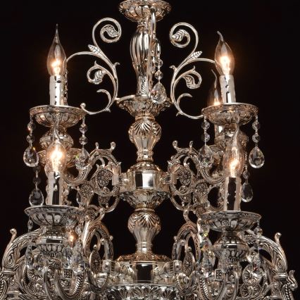 MW-LIGHT - Lustre en cristal avec fil CLASSIC 12xE14/40W/230V