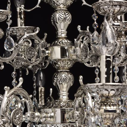 MW-LIGHT - Lustre en cristal avec fil CLASSIC 12xE14/40W/230V