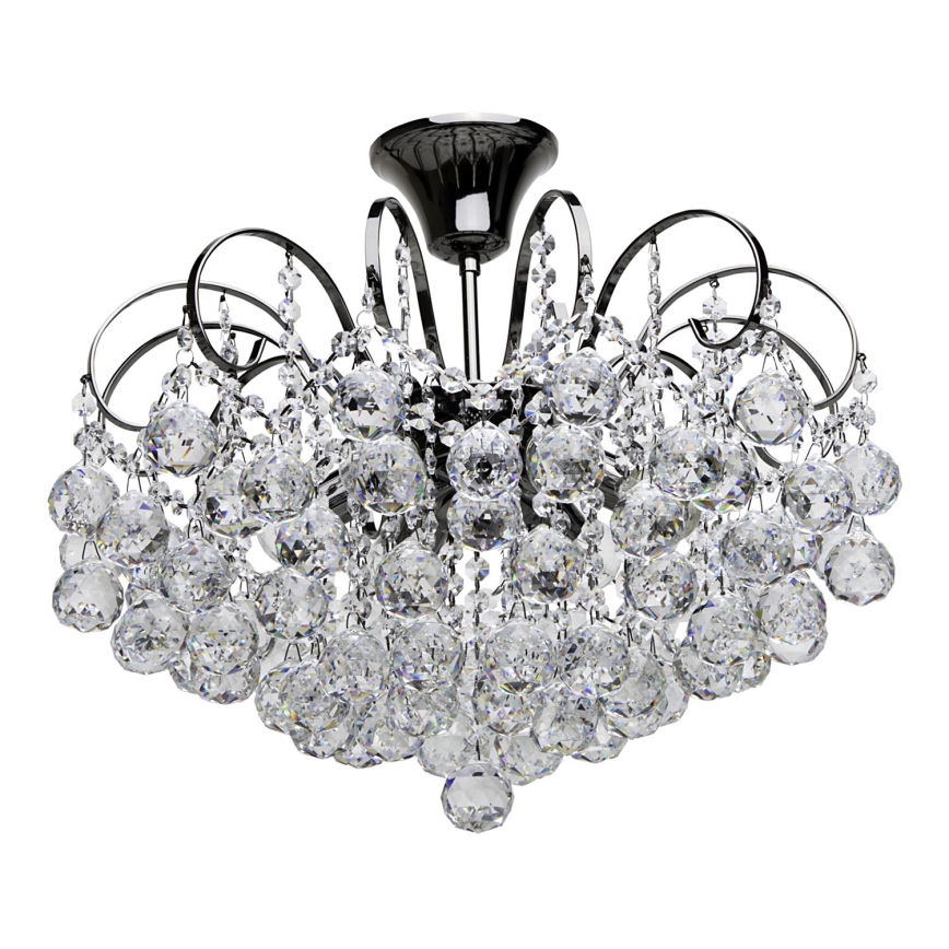 MW-LIGHT - Lustre en cristal avec tige CRYSTAL 6xE14/60W/230V