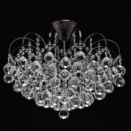 MW-LIGHT - Lustre en cristal avec tige CRYSTAL 6xE14/60W/230V