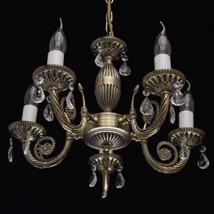 MW-LIGHT - Suspension avec chaîne CLASSIC AURORA 5xE14/60W/230V