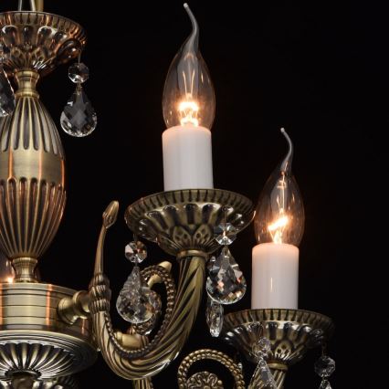 MW-LIGHT - Suspension avec chaîne CLASSIC AURORA 5xE14/60W/230V