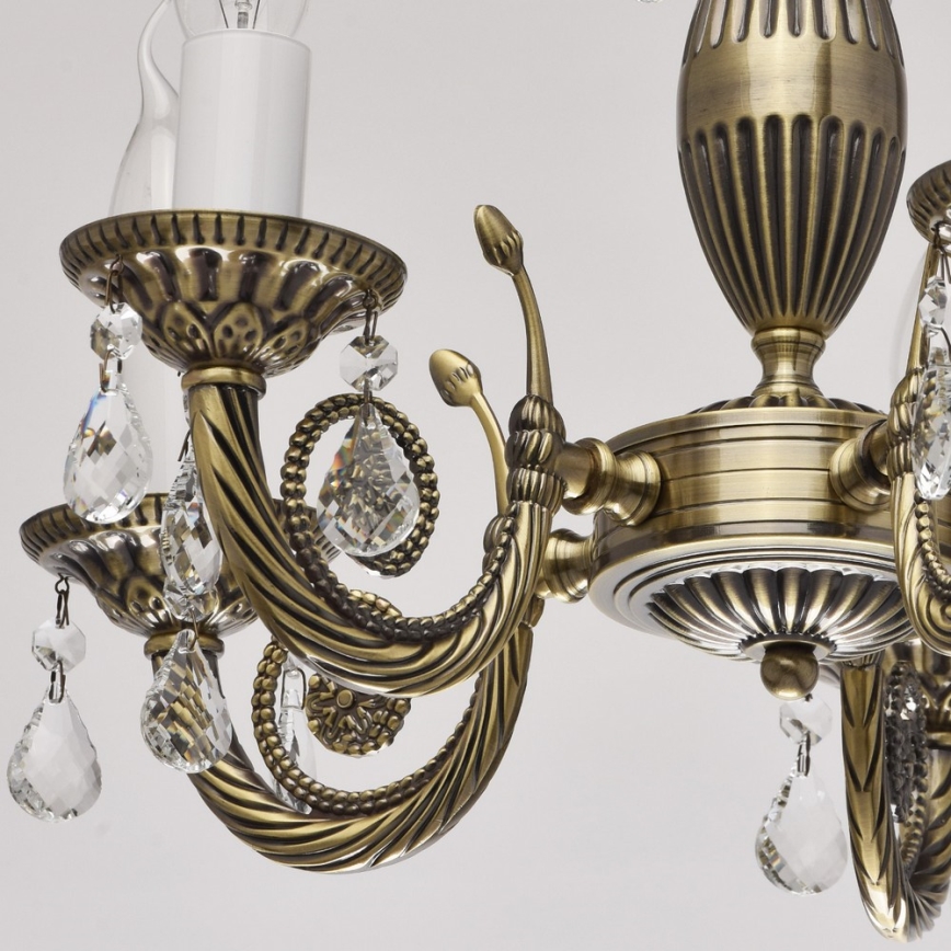 MW-LIGHT - Suspension avec chaîne CLASSIC AURORA 5xE14/60W/230V