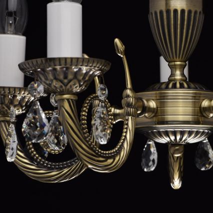 MW-LIGHT - Suspension avec chaîne CLASSIC AURORA 5xE14/60W/230V