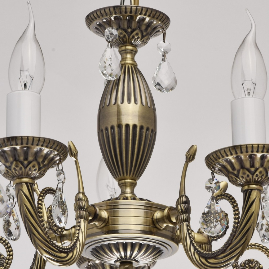 MW-LIGHT - Suspension avec chaîne CLASSIC AURORA 5xE14/60W/230V