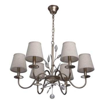 MW-LIGHT - Suspension avec chaîne ELEGANCE 6xE14/60W/230V