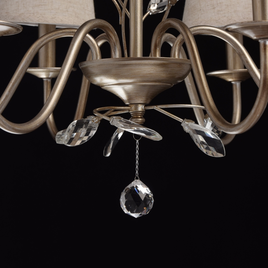 MW-LIGHT - Suspension avec chaîne ELEGANCE 6xE14/60W/230V