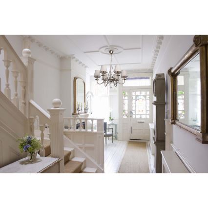 MW-LIGHT - Suspension avec chaîne ELEGANCE 6xE14/60W/230V