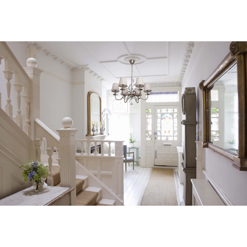 MW-LIGHT - Suspension avec chaîne ELEGANCE 6xE14/60W/230V