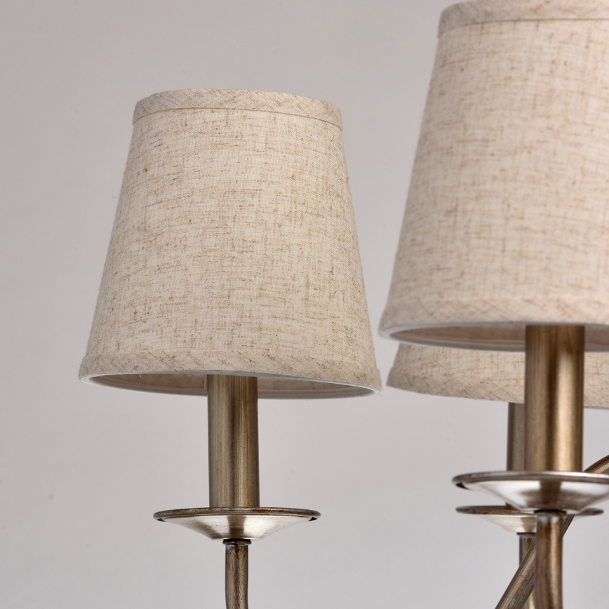 MW-LIGHT - Suspension avec chaîne ELEGANCE 6xE14/60W/230V