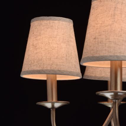 MW-LIGHT - Suspension avec chaîne ELEGANCE 6xE14/60W/230V