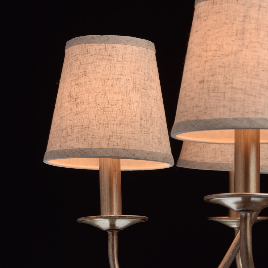 MW-LIGHT - Suspension avec chaîne ELEGANCE 6xE14/60W/230V