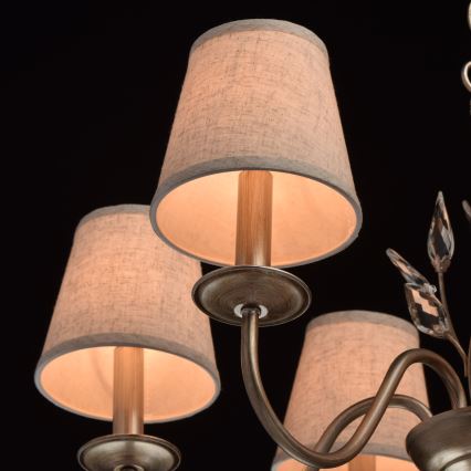 MW-LIGHT - Suspension avec chaîne ELEGANCE 6xE14/60W/230V