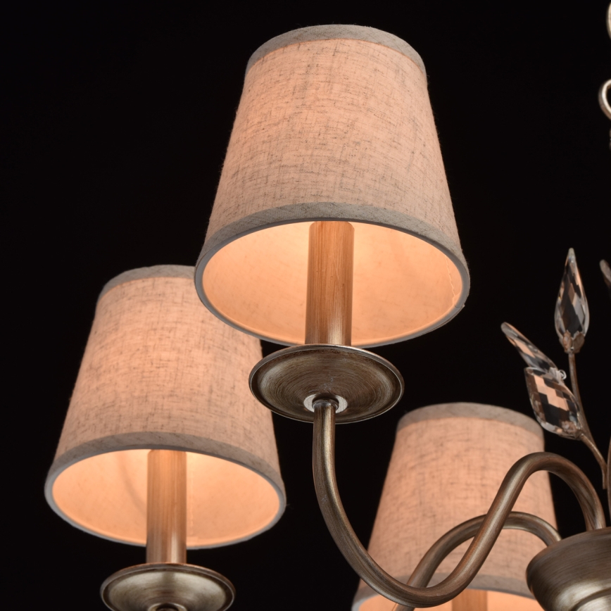 MW-LIGHT - Suspension avec chaîne ELEGANCE 6xE14/60W/230V