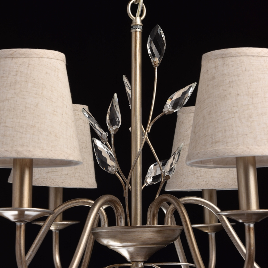 MW-LIGHT - Suspension avec chaîne ELEGANCE 6xE14/60W/230V