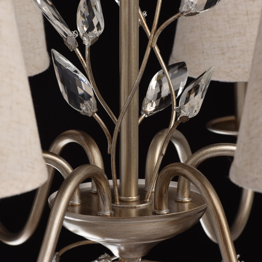 MW-LIGHT - Suspension avec chaîne ELEGANCE 6xE14/60W/230V