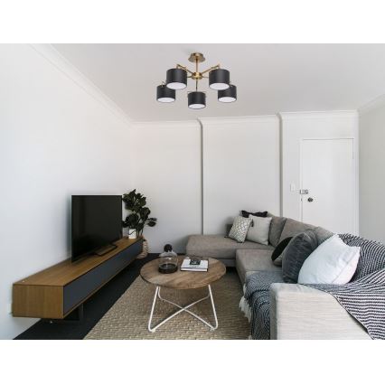 MW-LIGHT - Suspension avec tige TOWN 5xE14/40W/230V