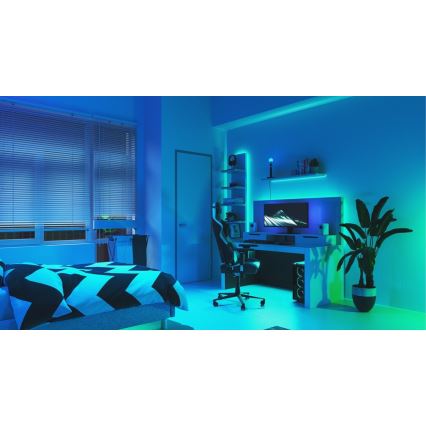 Nanoleaf - LOT 3x LED RGB Ampoule à intensité variable ESSENTIAL A60 E27/9W/230V