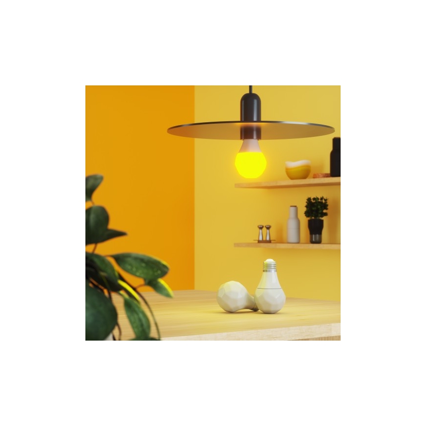 Nanoleaf - LOT 3x LED RGB Ampoule à intensité variable ESSENTIAL A60 E27/9W/230V