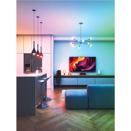 LOT 3x Ampoule à intensité variable LED RGBW ESSENTIALS A60 E27/8,5W/230V CRI 90 2700-6500K Wi-Fi - Nanoleaf