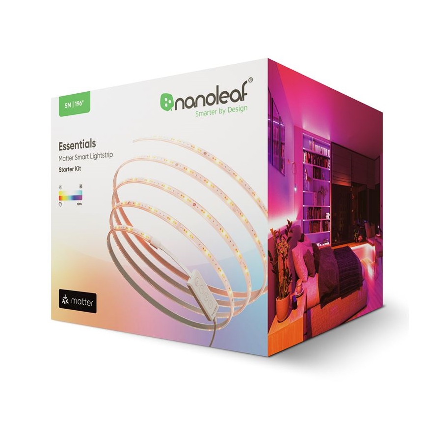 Ruban RGBW à intensité variable LED ESSENTIALS 2700-6500K Wi-Fi 5m