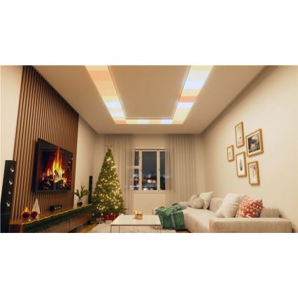 Nanoleaf - KIT 3x LED RGBW Plafonnier dimmable SKYLIGHT 1xLED/18W/230V + 2xLED/16W/230V 2700-6500K Wi-Fi