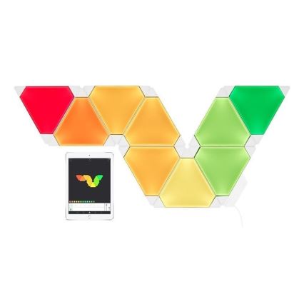 Nanoleaf - SET 9x Panneau dimmable LED RGB RHYTHM LED/2W/230V Wi-Fi