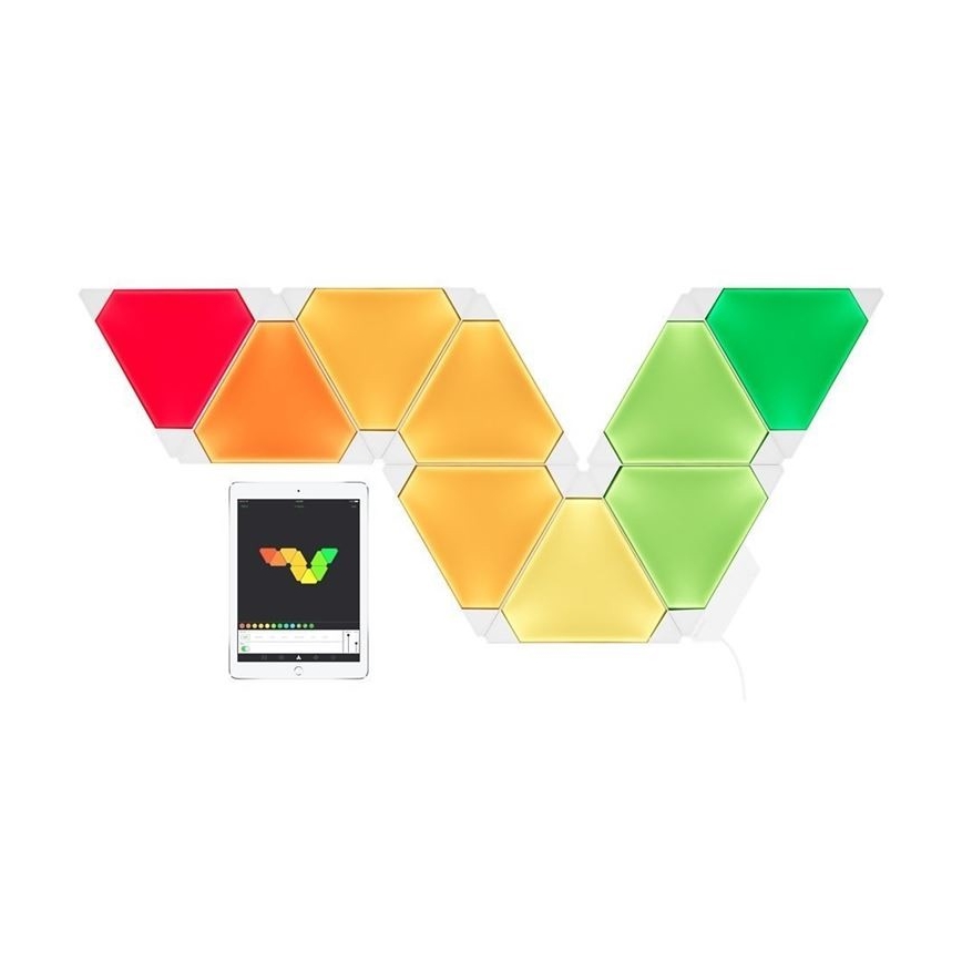 Nanoleaf - SET 9x Panneau dimmable LED RGB RHYTHM LED/2W/230V Wi-Fi